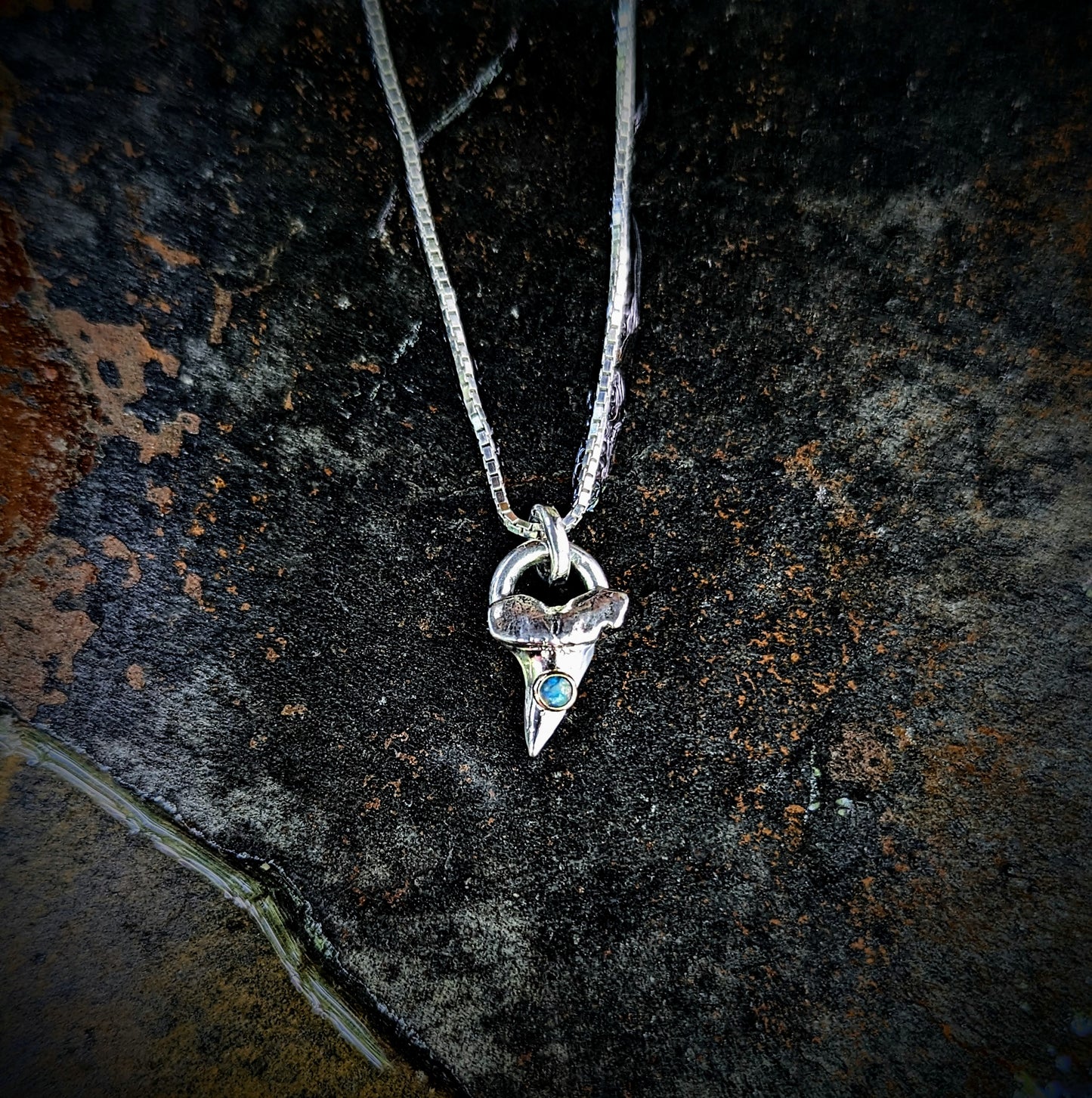 Treasure Tooth Necklace (Australian opal)